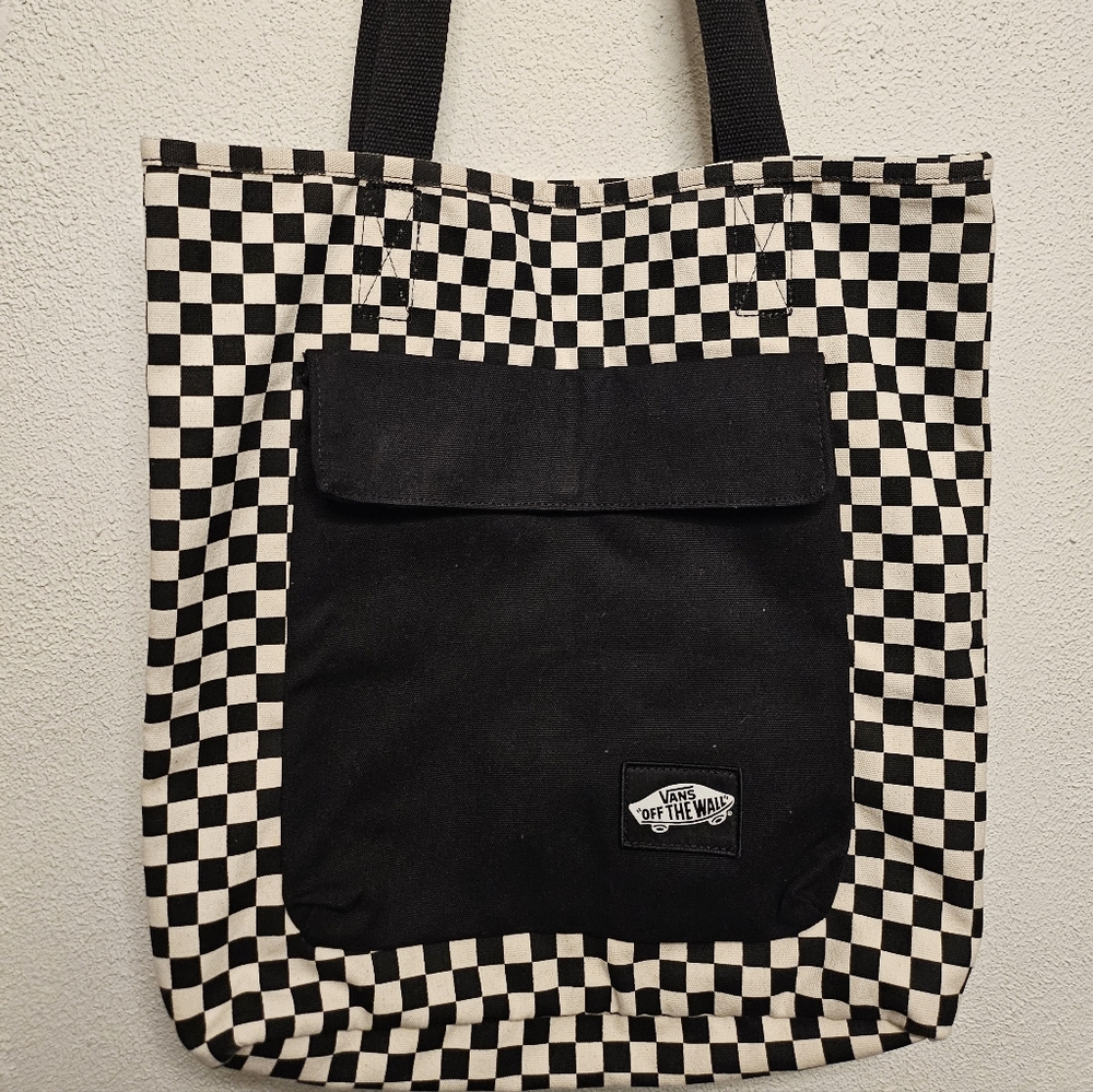 Vans checkered tote bag